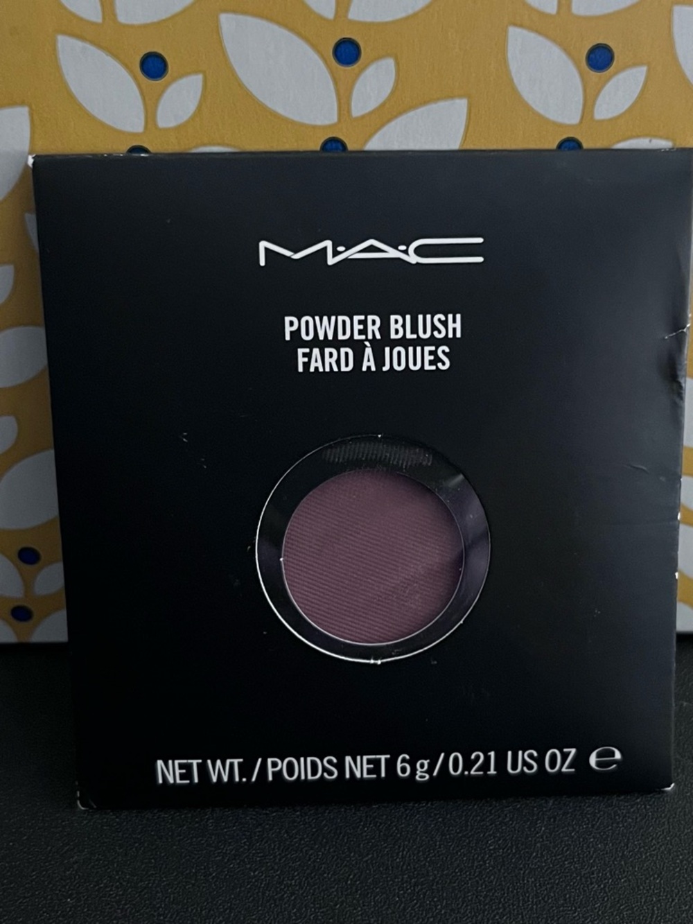 🔥 NEW MAC Swiss Chocolate Pro Blush refill. *Lightly Swatch.